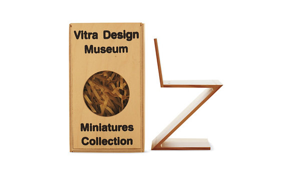 VITRA plywood chairs miniatures for the collector