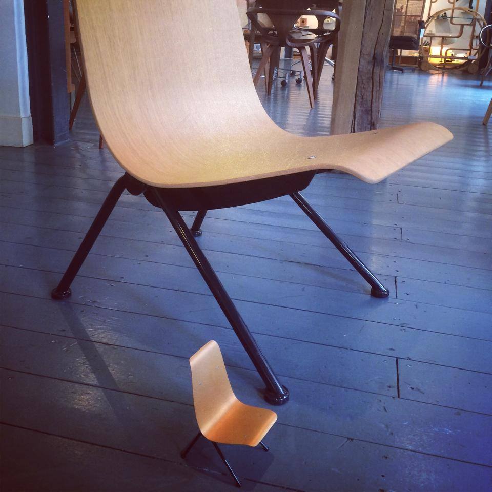 VITRA plywood chairs miniatures for the collector WonderWood